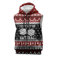 They Are Natural Christmas Sleeveless Zip Hoodie Xmas Holiday Patterns - Wonder Print Shop