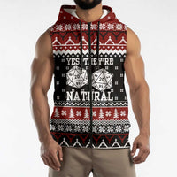 They Are Natural Christmas Sleeveless Zip Hoodie Xmas Holiday Patterns - Wonder Print Shop