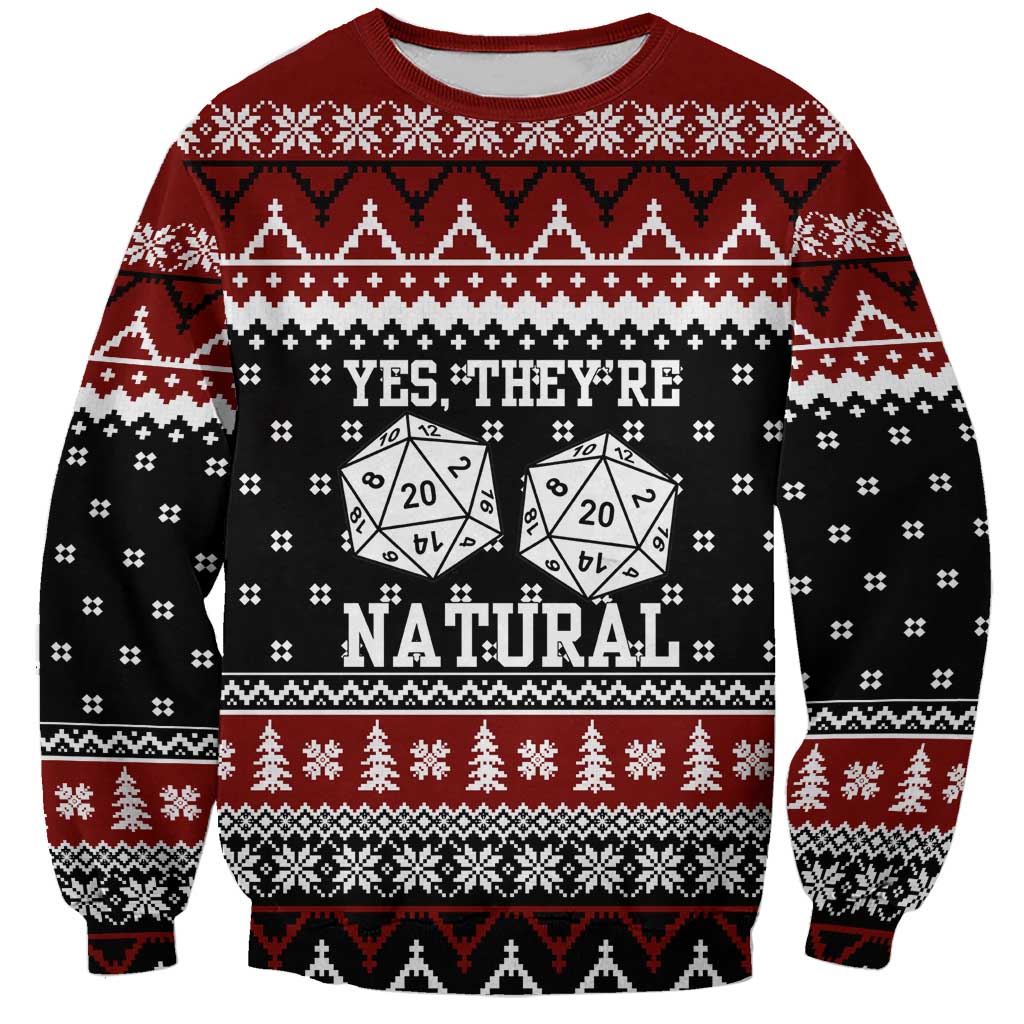 They Are Natural Christmas Sweatshirt Xmas Holiday Patterns - Wonder Print Shop