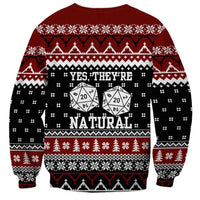 They Are Natural Christmas Sweatshirt Xmas Holiday Patterns - Wonder Print Shop
