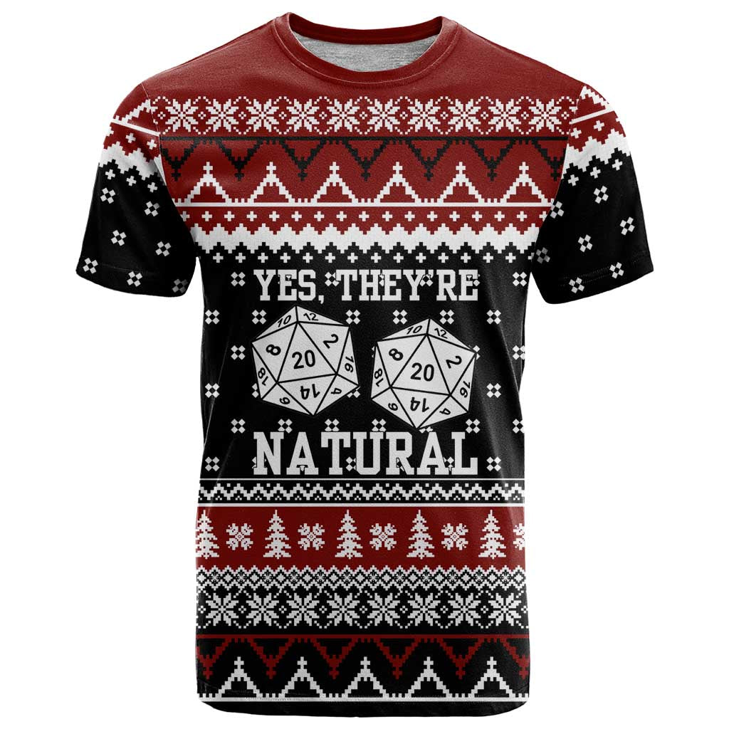 They Are Natural Christmas T Shirt Xmas Holiday Patterns - Wonder Print Shop