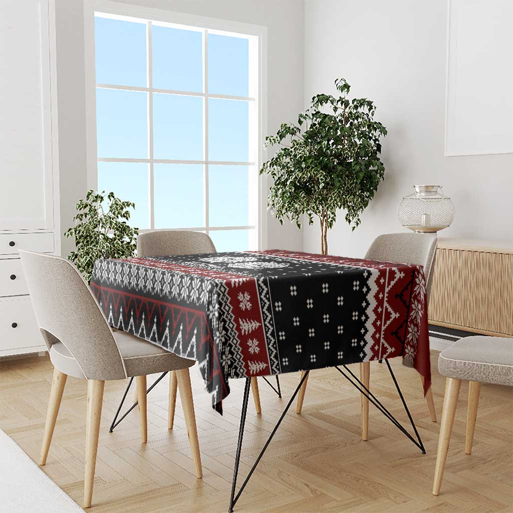 They Are Natural Christmas Tablecloth Xmas Holiday Patterns - Wonder Print Shop