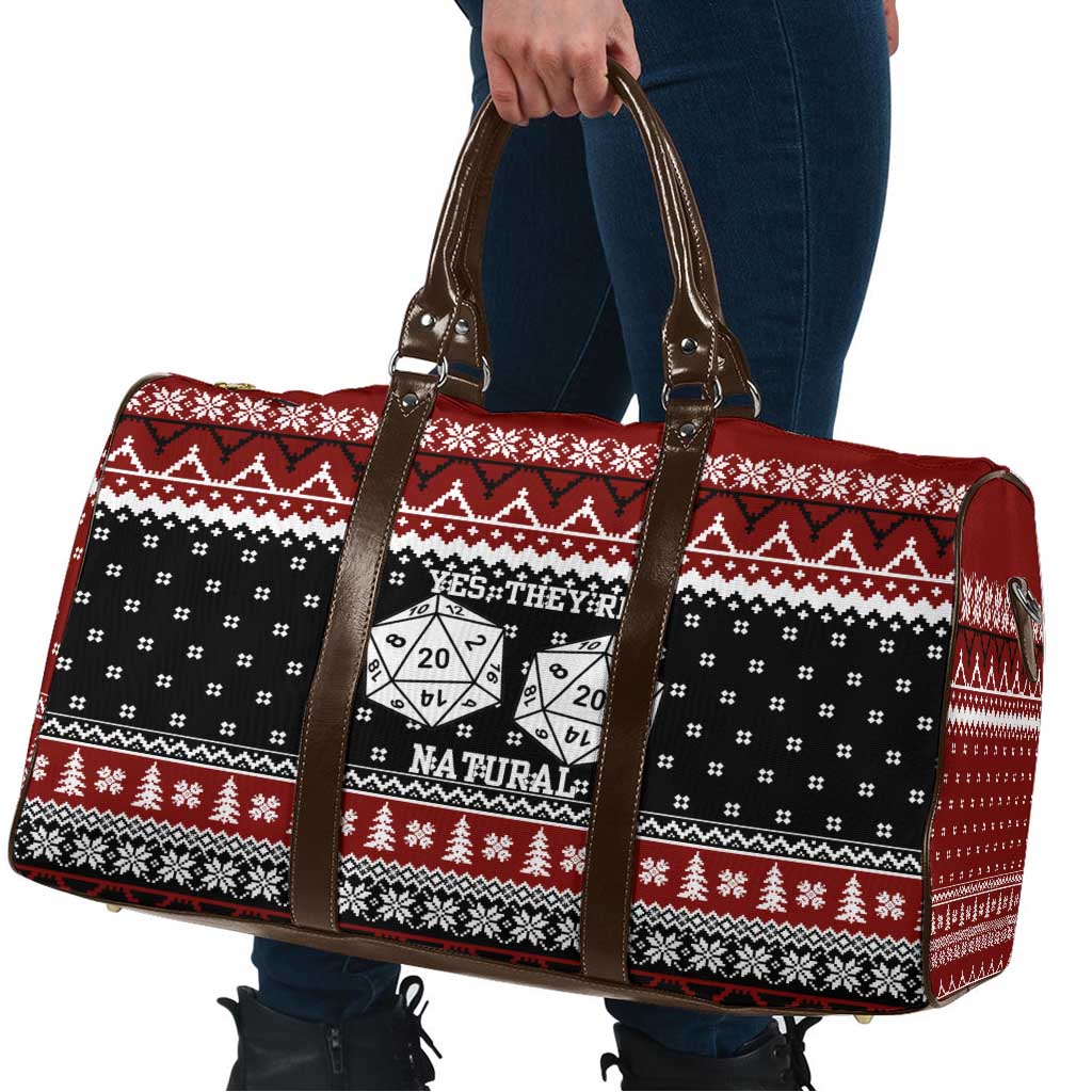 They Are Natural Christmas Travel Bag Xmas Holiday Patterns - Wonder Print Shop
