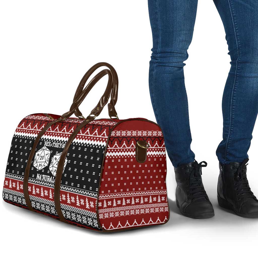 They Are Natural Christmas Travel Bag Xmas Holiday Patterns - Wonder Print Shop