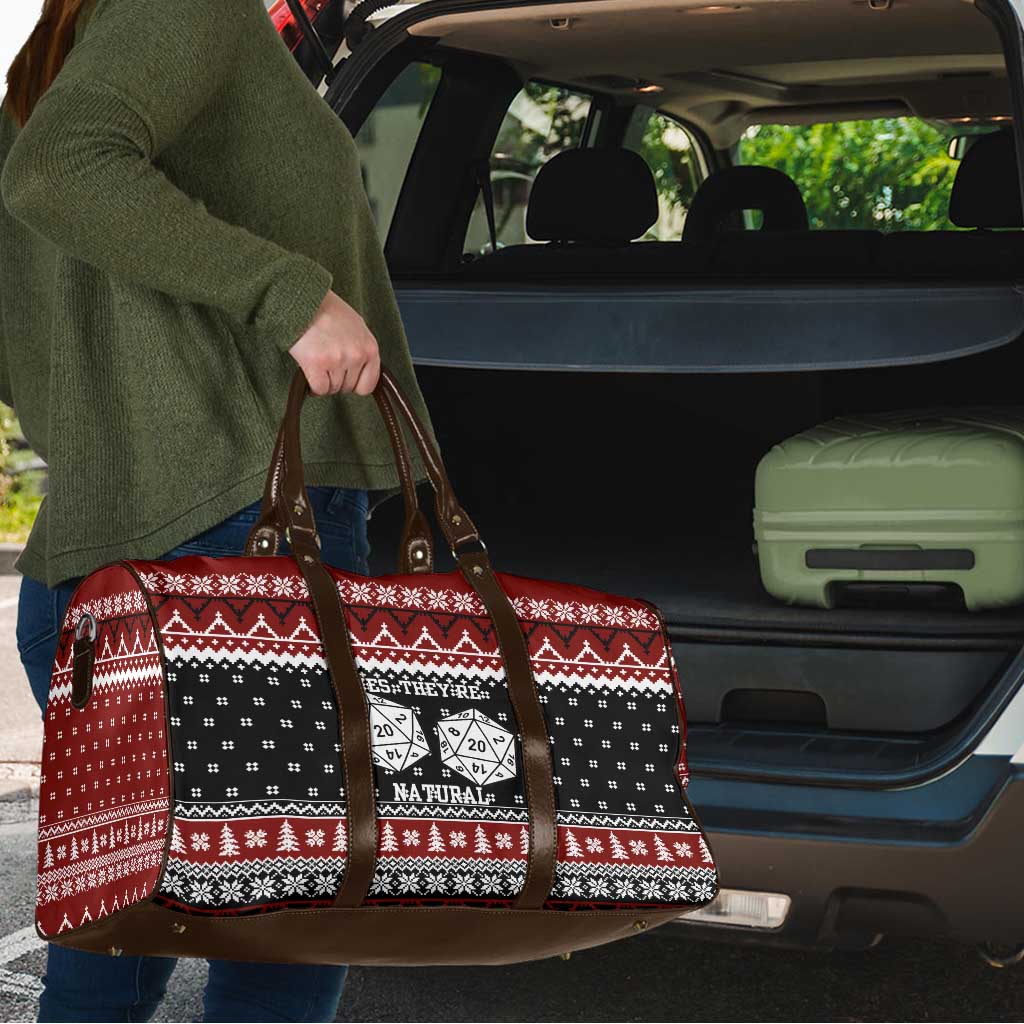 They Are Natural Christmas Travel Bag Xmas Holiday Patterns - Wonder Print Shop