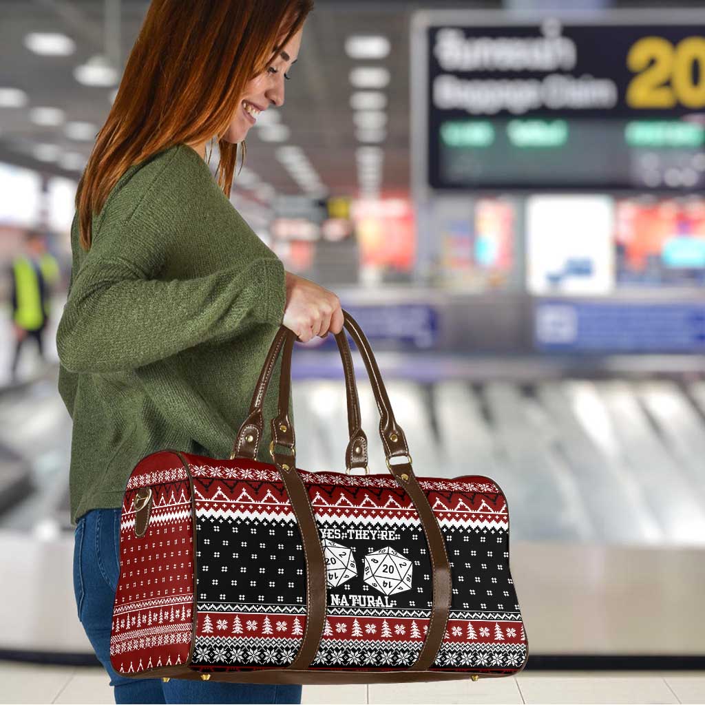 They Are Natural Christmas Travel Bag Xmas Holiday Patterns - Wonder Print Shop