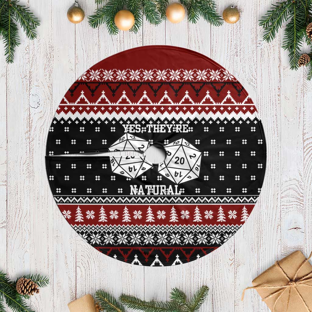 They Are Natural Christmas Tree Skirt Xmas Holiday Patterns - Wonder Print Shop
