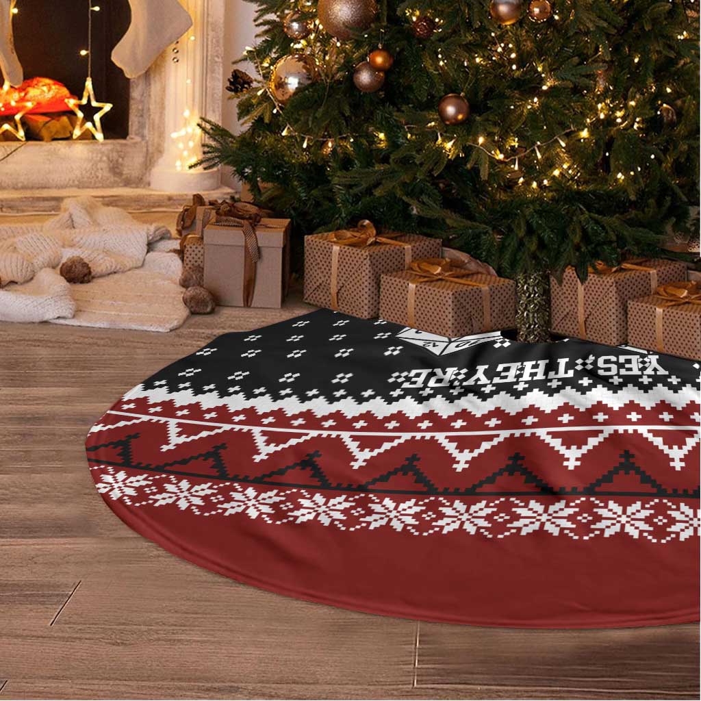 They Are Natural Christmas Tree Skirt Xmas Holiday Patterns - Wonder Print Shop