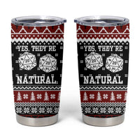 They Are Natural Christmas Tumbler Cup Xmas Holiday Patterns - Wonder Print Shop
