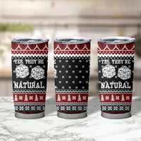 They Are Natural Christmas Tumbler Cup Xmas Holiday Patterns - Wonder Print Shop