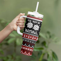 They Are Natural Christmas Tumbler With Handle Xmas Holiday Patterns - Wonder Print Shop