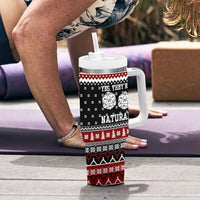 They Are Natural Christmas Tumbler With Handle Xmas Holiday Patterns - Wonder Print Shop