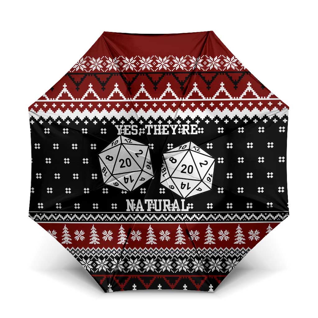 They Are Natural Christmas Umbrella Xmas Holiday Patterns - Wonder Print Shop