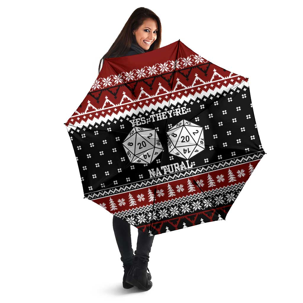 They Are Natural Christmas Umbrella Xmas Holiday Patterns - Wonder Print Shop