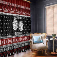 They Are Natural Christmas Window Curtain Xmas Holiday Patterns - Wonder Print Shop