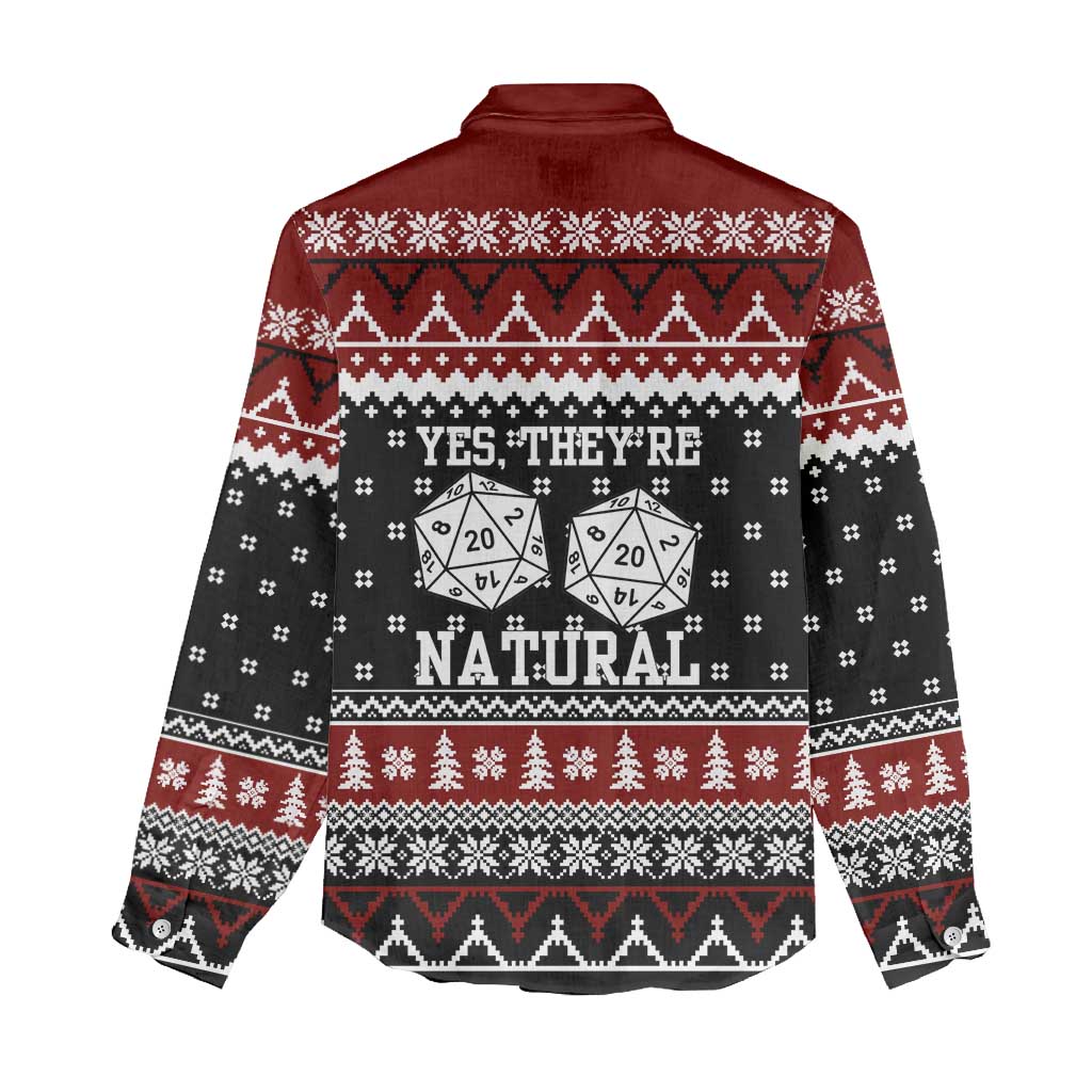 They Are Natural Christmas Women Casual Shirt Xmas Holiday Patterns - Wonder Print Shop