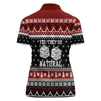 They Are Natural Christmas Women Polo Shirt Xmas Holiday Patterns - Wonder Print Shop