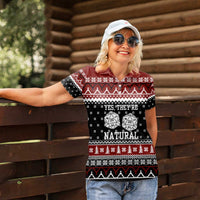 They Are Natural Christmas Women Polo Shirt Xmas Holiday Patterns - Wonder Print Shop