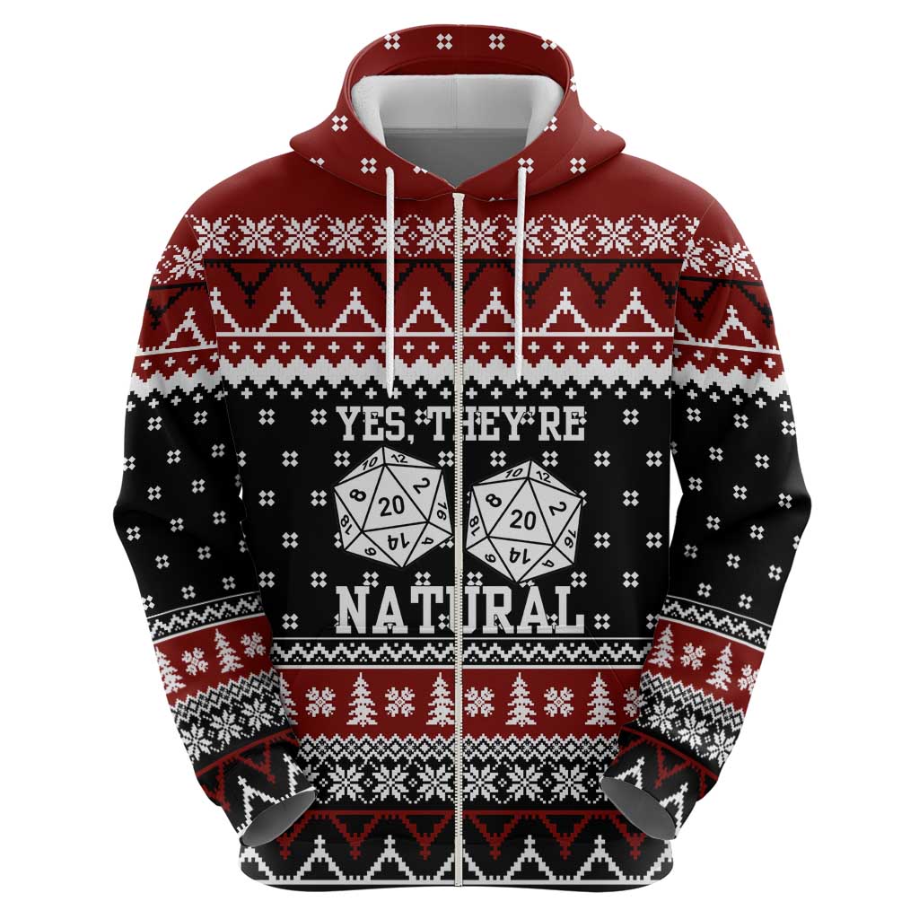 They Are Natural Christmas Zip Hoodie Xmas Holiday Patterns - Wonder Print Shop
