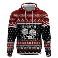 They Are Natural Christmas Zip Hoodie Xmas Holiday Patterns - Wonder Print Shop