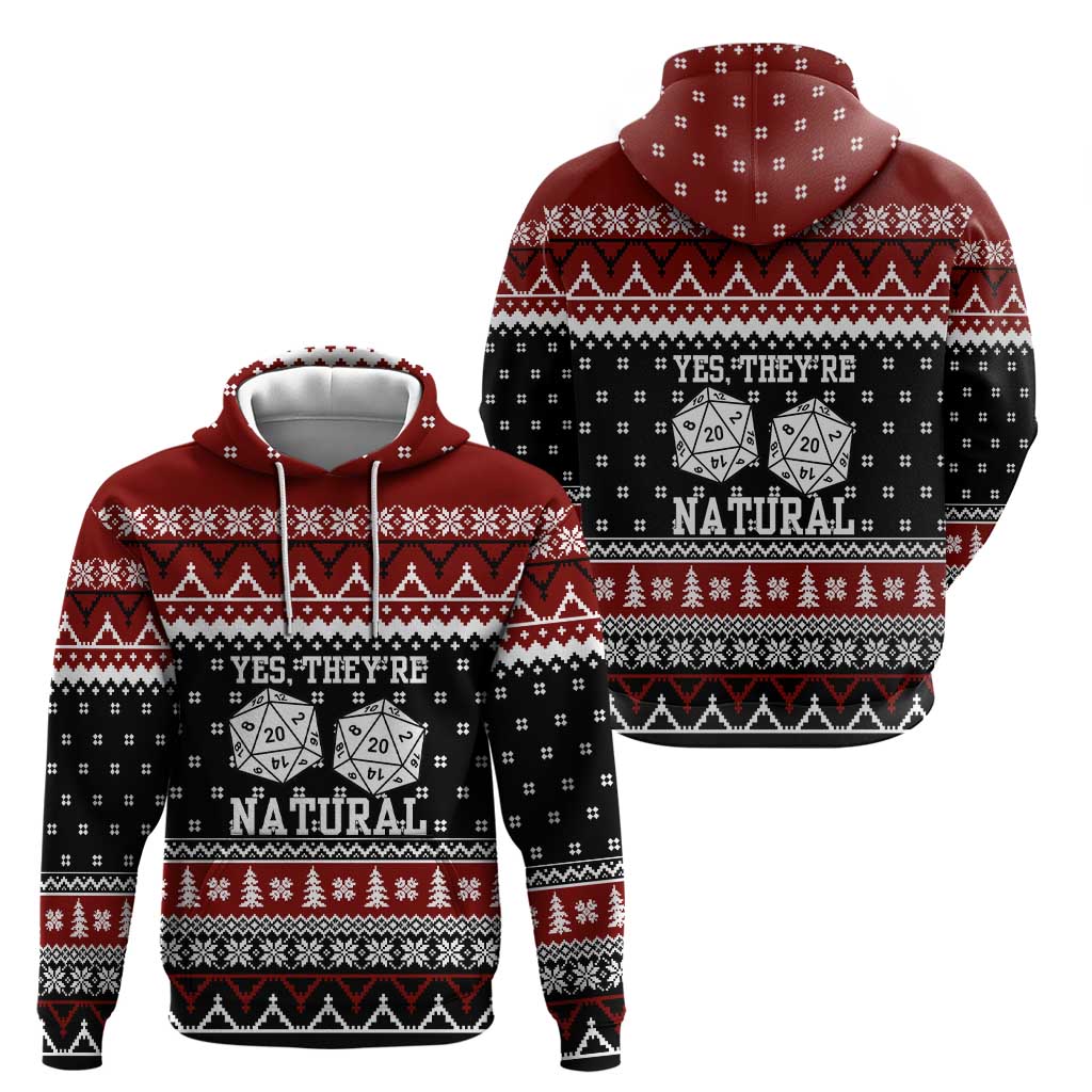 They Are Natural Christmas Zip Hoodie Xmas Holiday Patterns - Wonder Print Shop