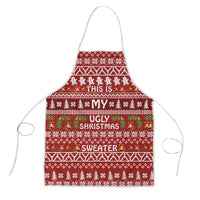 This Is My Christmas Apron Xmas Holiday Patterns - Wonder Print Shop