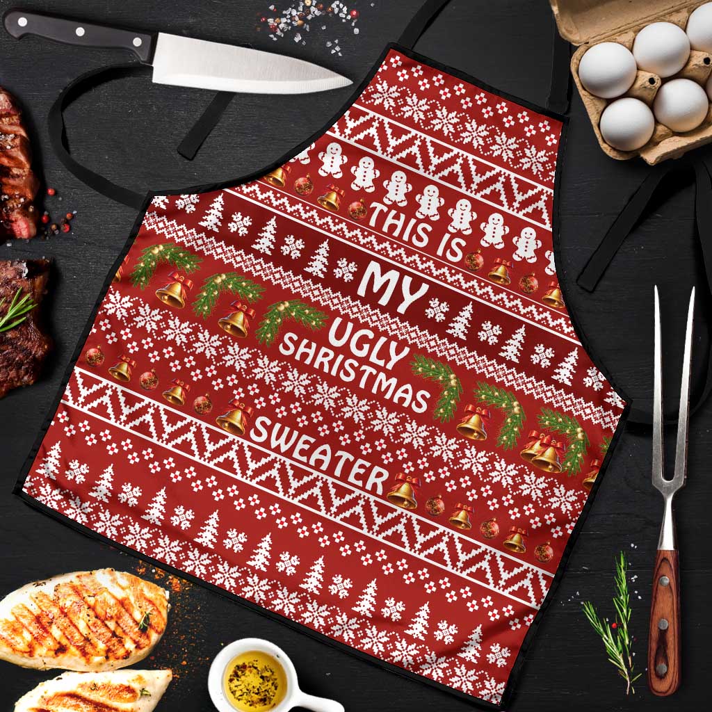 This Is My Christmas Apron Xmas Holiday Patterns - Wonder Print Shop