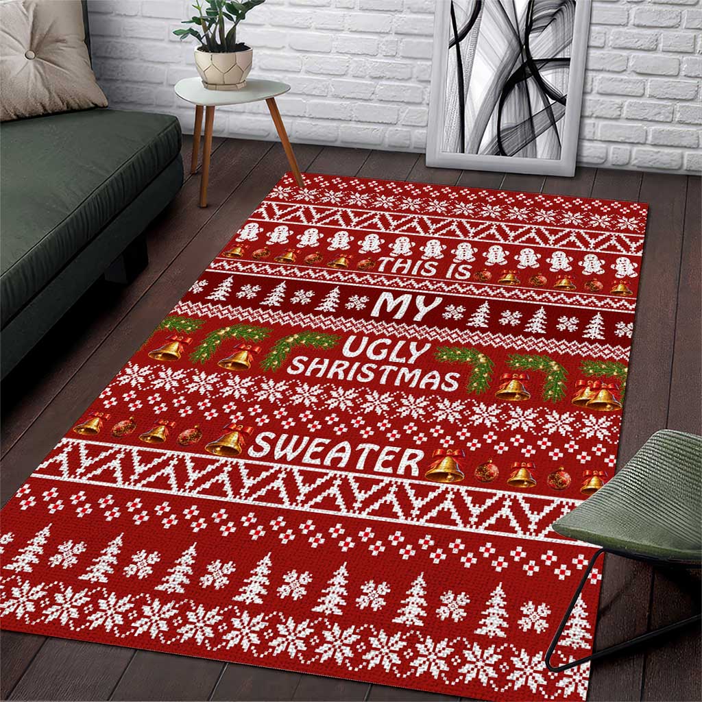 This Is My Christmas Area Rug Xmas Holiday Patterns - Wonder Print Shop