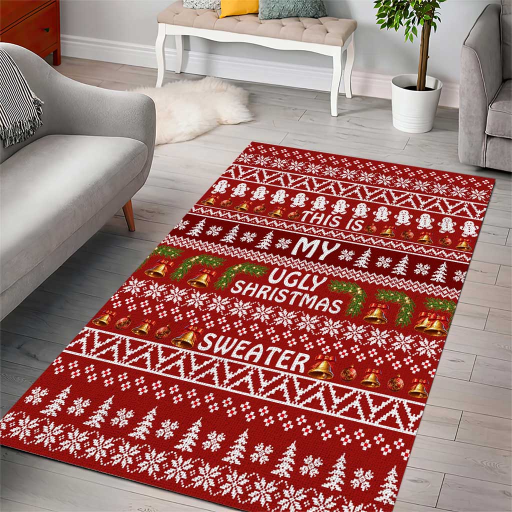 This Is My Christmas Area Rug Xmas Holiday Patterns - Wonder Print Shop