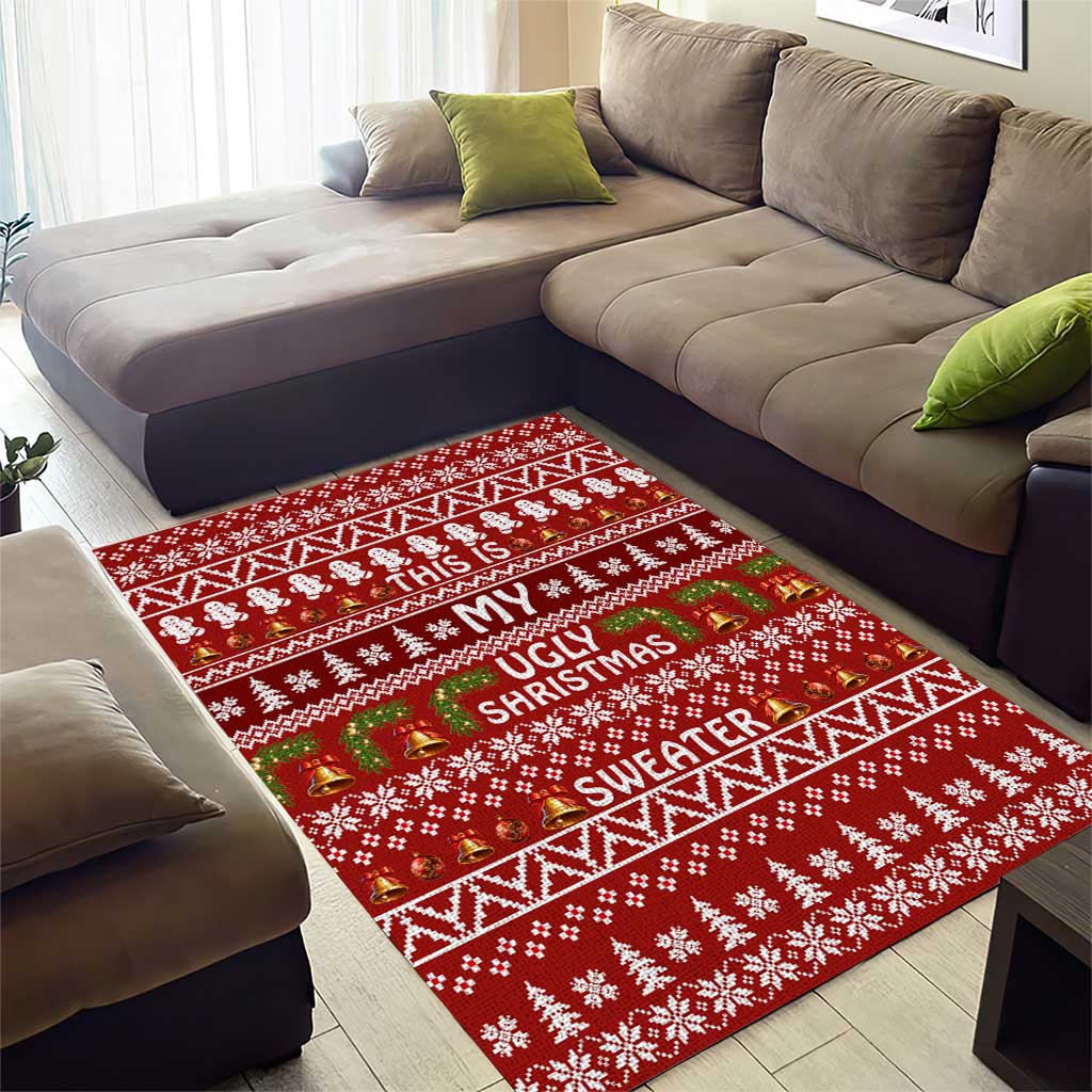 This Is My Christmas Area Rug Xmas Holiday Patterns - Wonder Print Shop
