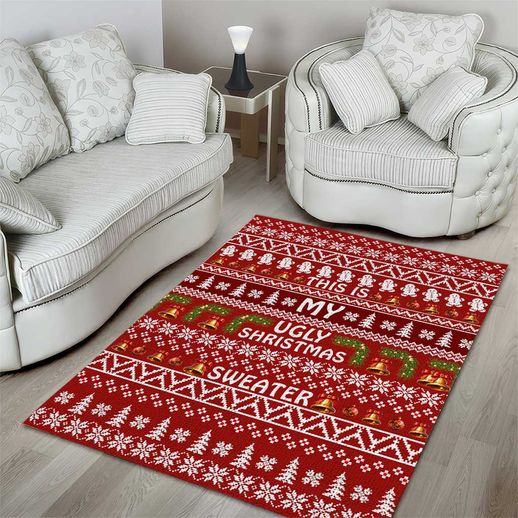 This Is My Christmas Area Rug Xmas Holiday Patterns - Wonder Print Shop