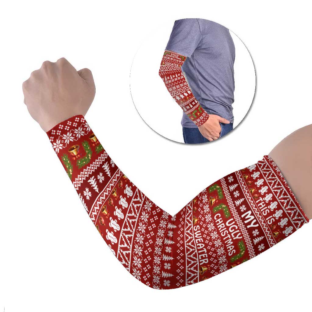 This Is My Christmas Arm Sleeves Xmas Holiday Patterns - Wonder Print Shop