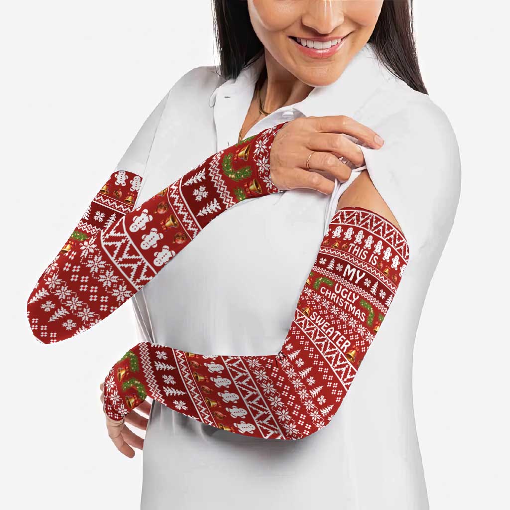 This Is My Christmas Arm Sleeves Xmas Holiday Patterns - Wonder Print Shop
