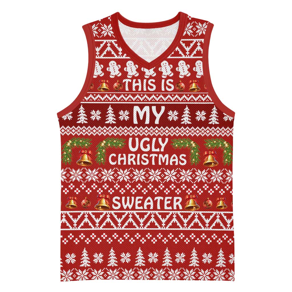 This Is My Christmas Basketball Jersey Xmas Holiday Patterns - Wonder Print Shop