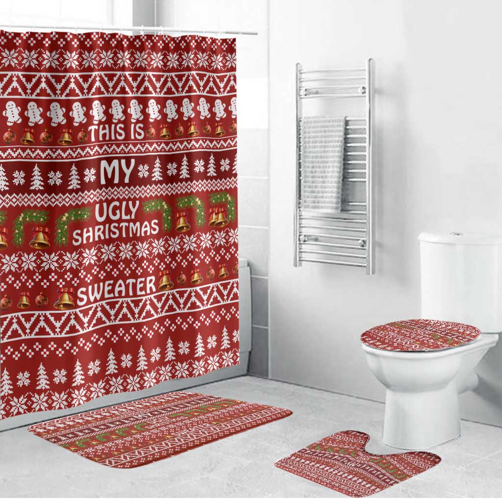 This Is My Christmas Bathroom Set Xmas Holiday Patterns - Wonder Print Shop