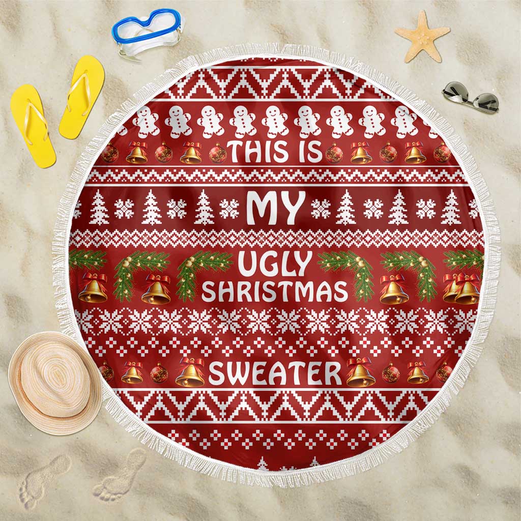 This Is My Christmas Beach Blanket Xmas Holiday Patterns - Wonder Print Shop