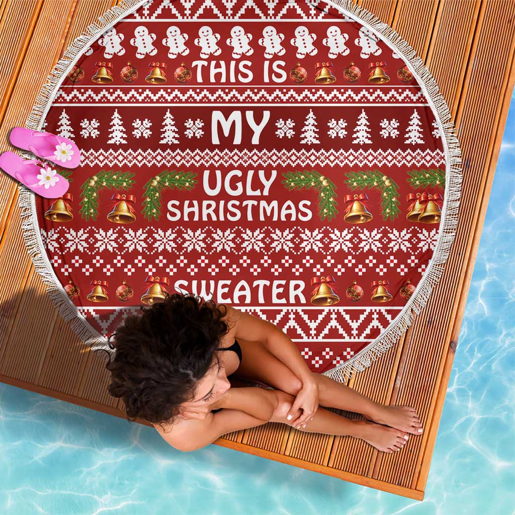 This Is My Christmas Beach Blanket Xmas Holiday Patterns - Wonder Print Shop