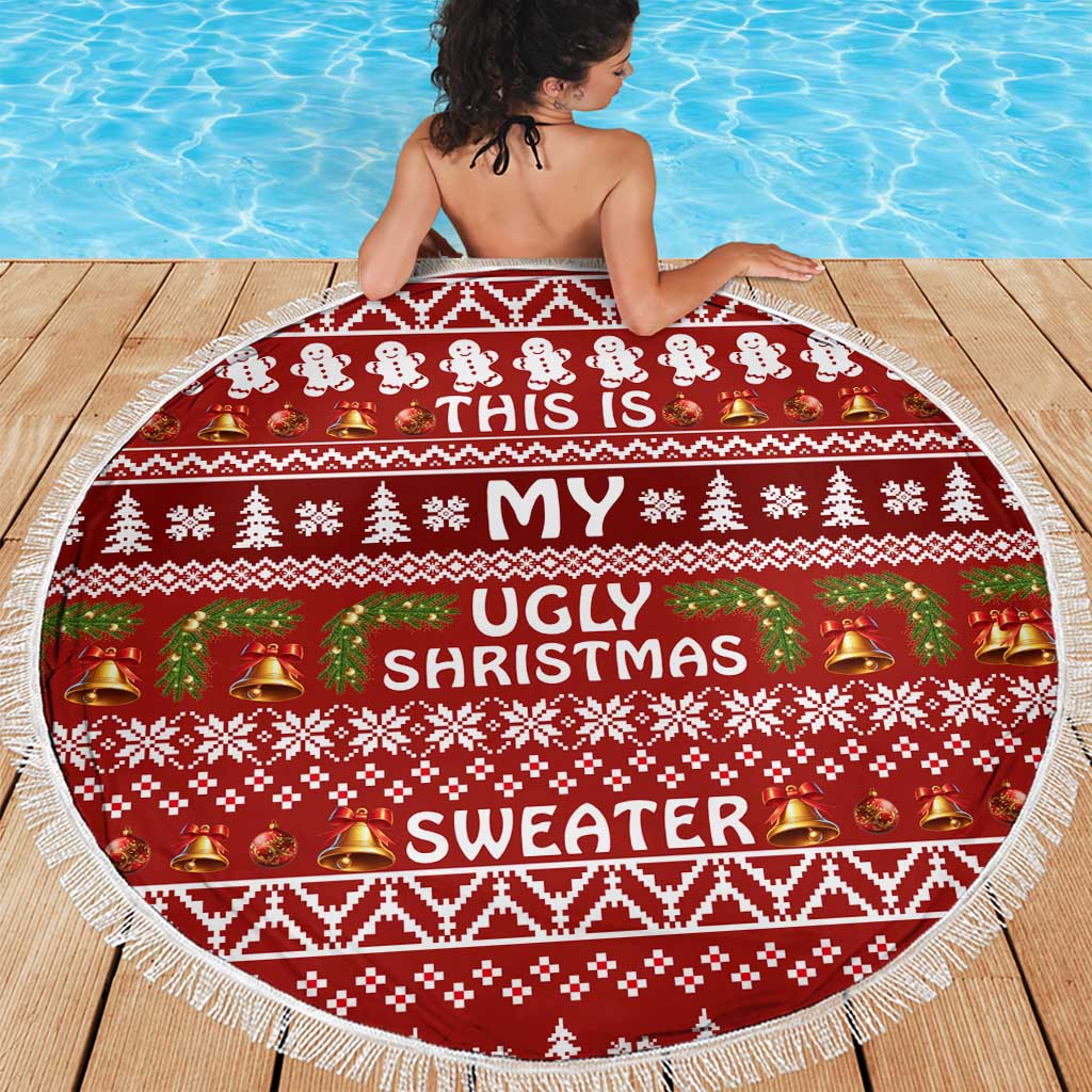 This Is My Christmas Beach Blanket Xmas Holiday Patterns - Wonder Print Shop