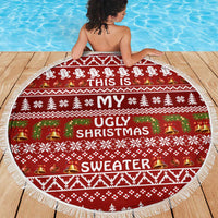 This Is My Christmas Beach Blanket Xmas Holiday Patterns - Wonder Print Shop