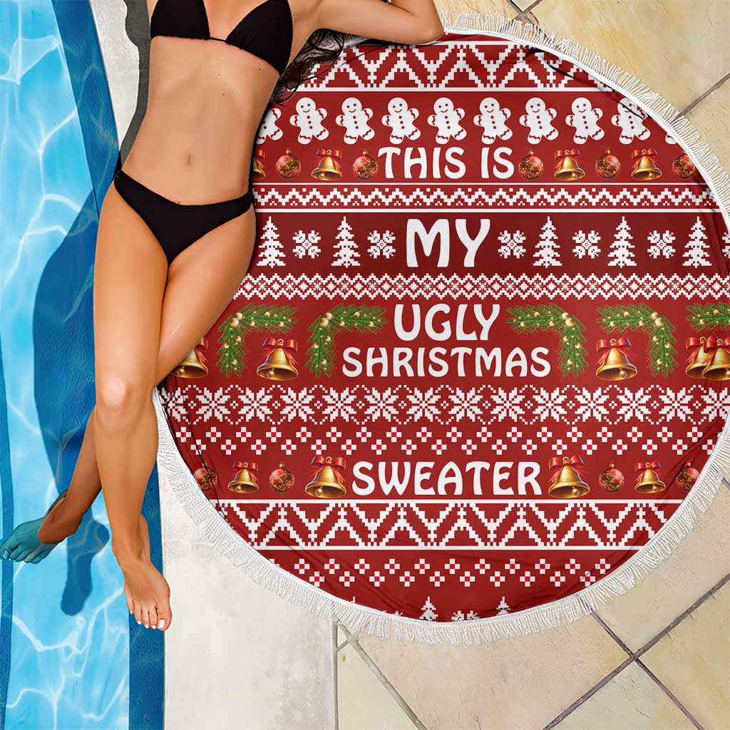 This Is My Christmas Beach Blanket Xmas Holiday Patterns - Wonder Print Shop
