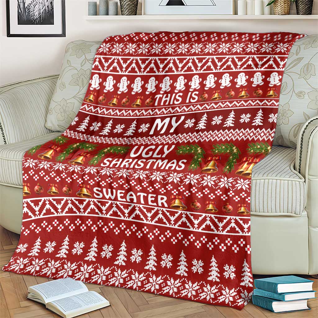 This Is My Christmas Blanket Xmas Holiday Patterns - Wonder Print Shop