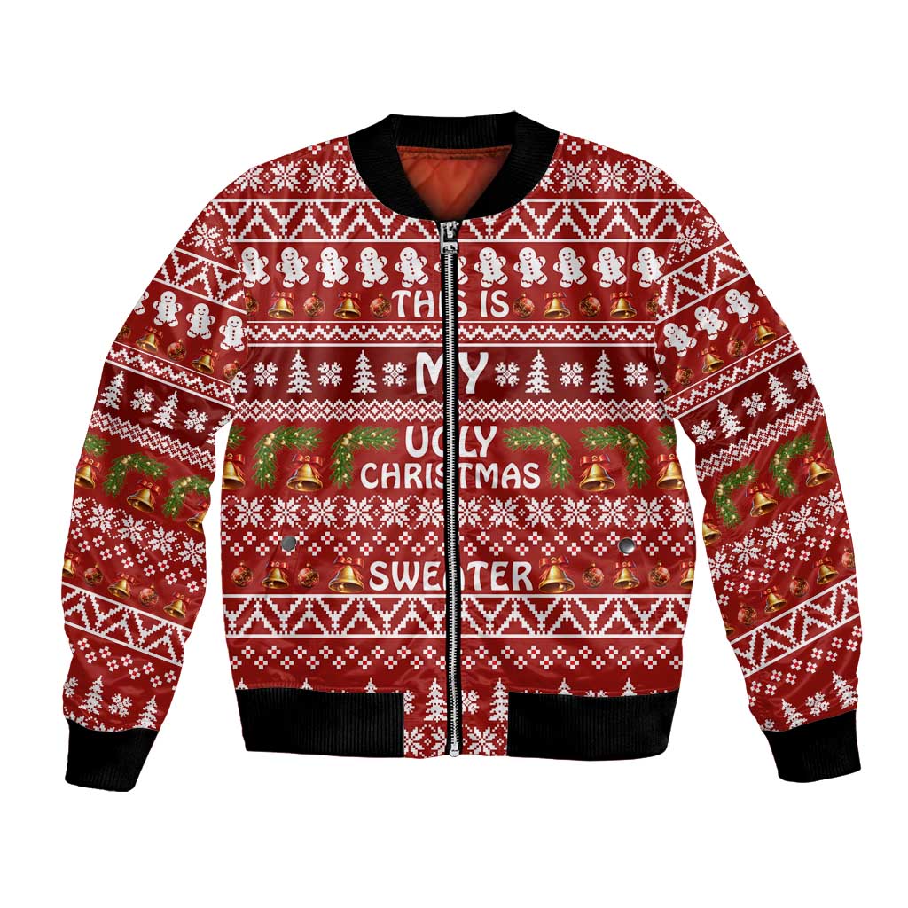 This Is My Christmas Bomber Jacket Xmas Holiday Patterns - Wonder Print Shop