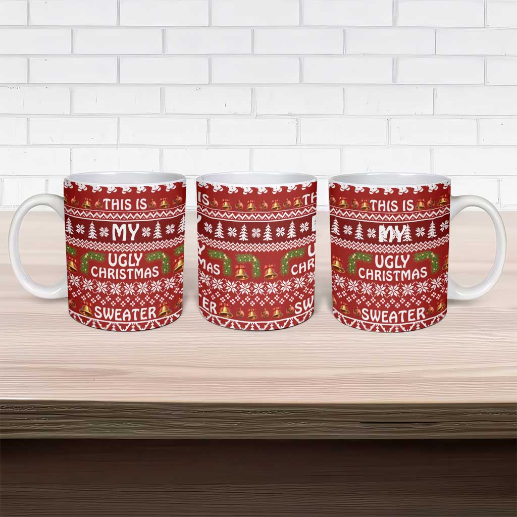 This Is My Christmas Ceramic Mug Xmas Holiday Patterns - Wonder Print Shop