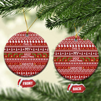 This Is My Christmas Ceramic Ornament Xmas Holiday Patterns - Wonder Print Shop