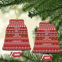 This Is My Christmas Ceramic Ornament Xmas Holiday Patterns - Wonder Print Shop