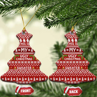 This Is My Christmas Ceramic Ornament Xmas Holiday Patterns - Wonder Print Shop