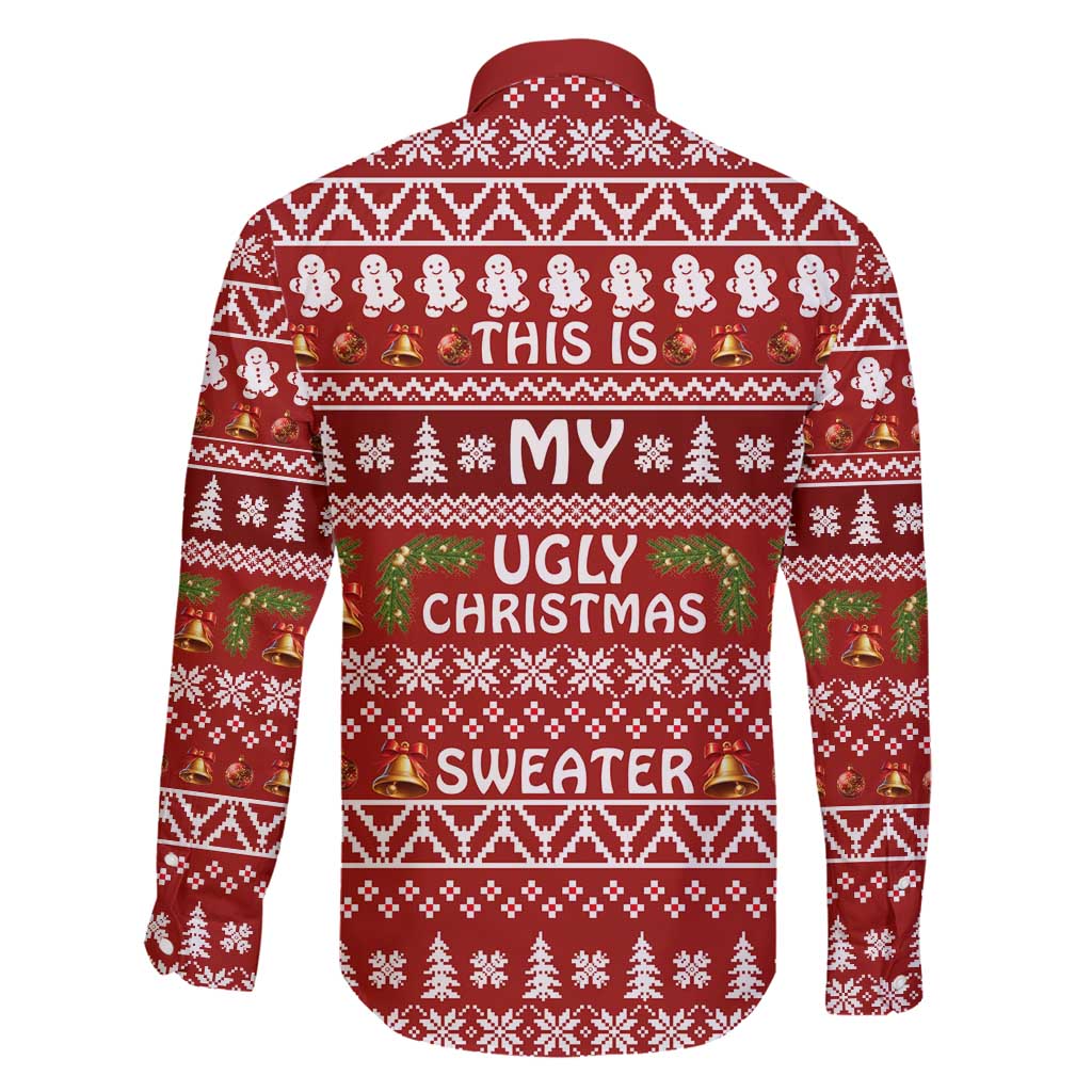 This Is My Christmas Family Matching Long Sleeve Bodycon Dress and Hawaiian Shirt Xmas Holiday Patterns - Wonder Print Shop