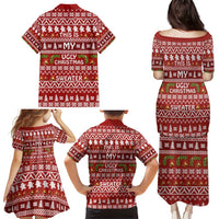 This Is My Christmas Family Matching Puletasi and Hawaiian Shirt Xmas Holiday Patterns - Wonder Print Shop