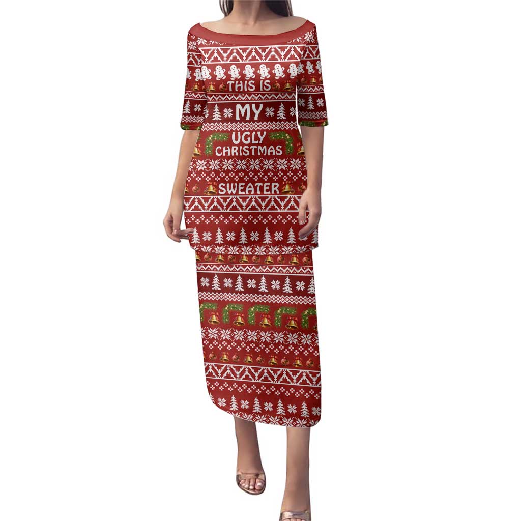 This Is My Christmas Family Matching Puletasi and Hawaiian Shirt Xmas Holiday Patterns - Wonder Print Shop