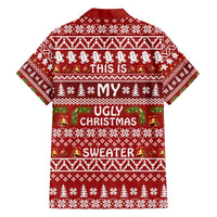 This Is My Christmas Family Matching Short Sleeve Bodycon Dress and Hawaiian Shirt Xmas Holiday Patterns - Wonder Print Shop